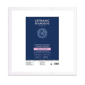 Afbeelding van Lefranc Bourgeois 806654 Louvre canvas board | katoen | wit