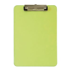 Afbeelding van Maul klembord | neon | A4 | transparant groen