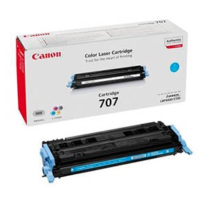 Afbeelding van Canon 707 toner cartridge cyaan (origineel)