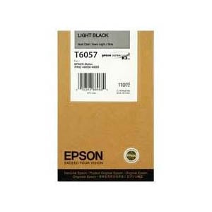 Afbeelding van Epson T6057 inktcartridge licht zwart (origineel)