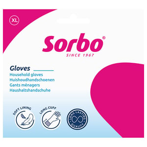 Afbeelding van Sorbo Huishoudhandschoenen | Geel | Maat XL