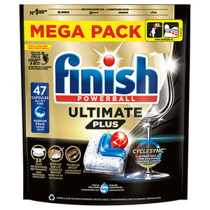 Afbeelding van Finish Ultimate Plus Vaatwastabletten | Regular | 47 stuks