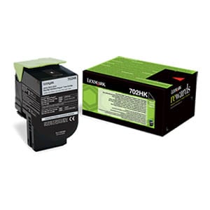 Afbeelding van Lexmark 70C2HK0 nr. 702HK toner cartridge zwart hoge capaciteit (origineel)