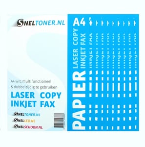 Afbeelding van Sneltoner A4 papier | 250 vel | 80gr. | 10 pakken