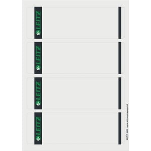 Afbeelding van Leitz 1685 printbare rugetiketten | wit | zelfklevend | breed | 61 mm x 192 mm | 100 etiketten