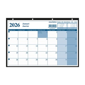 Afbeelding van Aurora Monthly maandkalender | 29 x 21 cm | 2-talig | 2027