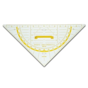 Afbeelding van Aristo AR-1552W schoolbord geodriehoek | kunststof | transparant