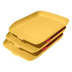 Afbeelding van Leitz 53582019 Cosy brievenbak | A4 | polystyreen | warm geel | 3 stuks