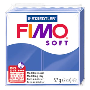 Afbeelding van Fimo 8020-33 klei soft | briljantblauw | 57 gram