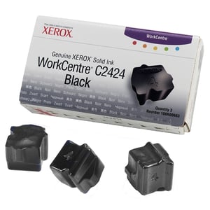 Afbeelding van Xerox 108R00663 solid inkt zwart 3 stuks (origineel)
