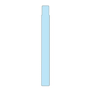 Afbeelding van Zebra Z-Band Splash 10012717-3K blauw 25mm x 254mm 6 x 350 stuks (origineel)