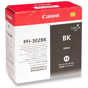 Afbeelding van Canon PFI-302BK inktcartridge zwart (origineel)