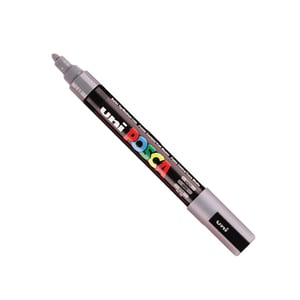 Afbeelding van POSCA PC-5M verfmarker | leisteengrijs | ronde punt | 1,8 - 2,5 mm