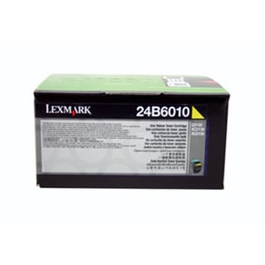 Afbeelding van Lexmark 24B6010 toner cartridge geel (origineel)
