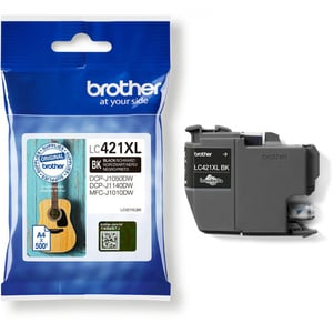 Afbeelding van Brother LC-421XLBK inktcartridge zwart hoge capaciteit (origineel)