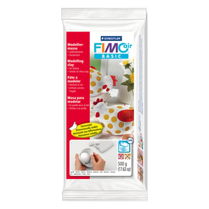 Afbeelding van Fimo 8100-0 klei air | wit | 500 gram