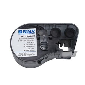 Afbeelding van Brady MC1-1000-422 permanent polyester labels | 25,4mm x 7,62m