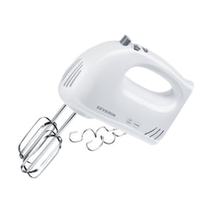 Afbeelding van Severin HM 3820 handmixer | wit | met gardes en deeghaken