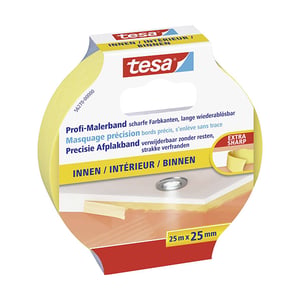 Afbeelding van Tesa 56270-00000-02 Professional afdekplakband | geel | 25 mm x 25 m
