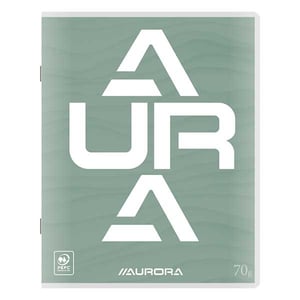 Afbeelding van Aurora schrift | A5 | gelinieerd | 70 gr. | 36 vel | groen