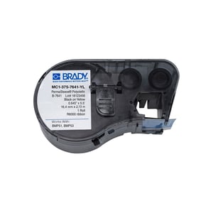 Afbeelding van Brady MC-375-7641-YL tape krimpkous | zwart op geel | 16,4mm x 2,13m