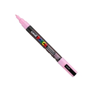 Afbeelding van POSCA PC-3M verfmarker | lichtroze | ronde punt | 0,9 - 1,3 mm