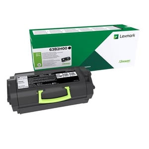 Afbeelding van Lexmark 63B2H00 toner cartridge zwart hoge capaciteit (origineel)