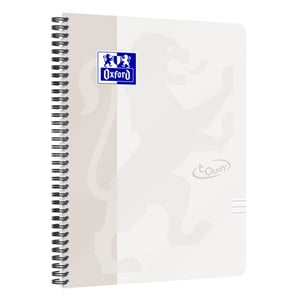 Afbeelding van Oxford Touch spiraalblok | A4 | gelinieerd | grijs | 70 vel