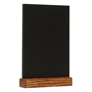 Afbeelding van Europel 356272 krijtbord | tafelmodel | A5 | natuurlijke afwerking