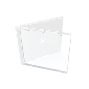 Afbeelding van CD-doosje | transparant | transparante tray | 1 stuk