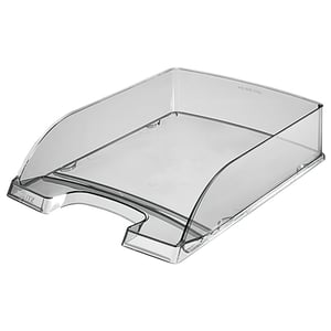 Afbeelding van Leitz 5226 brievenbak plus | middel hoog | rook transparant | 5 stuks