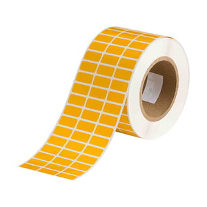 Afbeelding van Brady THT-5-423-10-YL label polyester glanzend geel 25,40 x 12,70 mm (origineel)