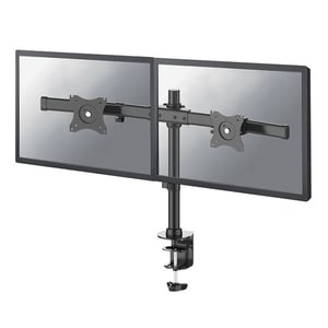 Afbeelding van Neomounts FPMA-DCB100DBLACK duo monitorarm | 2 monitoren | 10 - 27 inch | zwart | tot 10 kg