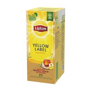 Afbeelding van Lipton FGS Yellow Label thee | 6 x 25 stuks