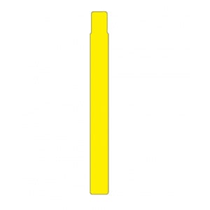 Afbeelding van Zebra Z-Band Splash 10012717-2K geel 25mm x 254mm 6 x 350 stuks (origineel)