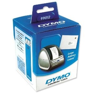 Afbeelding van DYMO S0722400 / 99012 brede adresetiketten 89mm x 36mm 1 rol (origineel)
