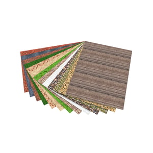 Afbeelding van Folia designpapierblok structuren | assorti | 13 vel