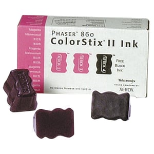 Afbeelding van Xerox 016190701 colorstix magenta 2 stuks / colorstix zwart 1 stuk (origineel)