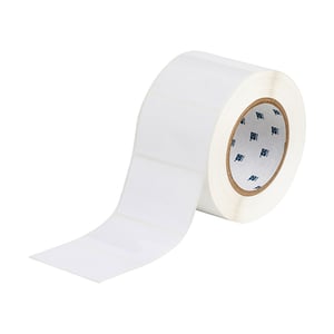 Afbeelding van Brady THT-19-533-1 label verwijderbaar polyester glanzend wit 76,20 x 50,80 mm (origineel)