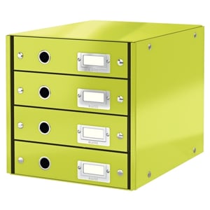 Afbeelding van Leitz 6049 WOW ladeblok | groen metallic | 4 laden
