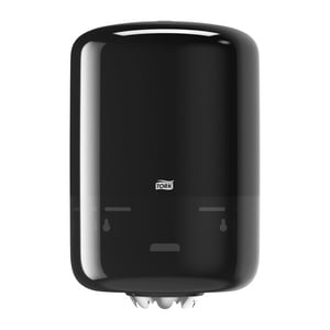 Afbeelding van Tork Centerfeed 559008 M2-dispenser | voor poetspapier | zwart