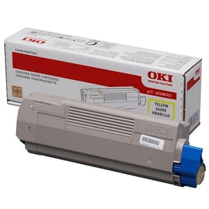 Afbeelding van OKI 45396301 toner cartridge geel (origineel)
