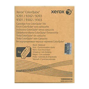 Afbeelding van Xerox 108R00836 solid inkt zwart 4 stuks (origineel)