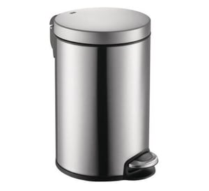 Afbeelding van EKO Serene vuilnisbak | staal/aluminium | mat RVS | 8 liter
