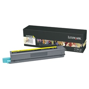 Afbeelding van Lexmark 24Z0036 toner cartridge geel (origineel)