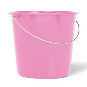 Afbeelding van Huishoudemmer | roze | 10 liter