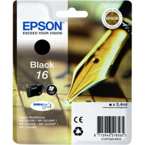 Afbeelding van Epson T1621 nr. 16 inktcartridge zwart (origineel)
