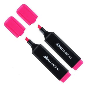Afbeelding van Sneltoner markeerstift | roze | 2 stuks