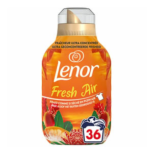 Afbeelding van Lenor Fresh Air Wasverzachter | Outdoorable Tropische Zon | 504 ml | 36 wasbeurten