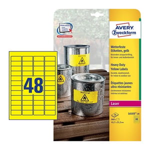 Afbeelding van Avery Zweckform L6103-20 weerbestendige etiketten | 45,7 mm x 21,2 mm | 960 etiketten